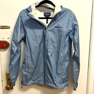 Patagonia Windbreaker Rain Jacket Medium Blue